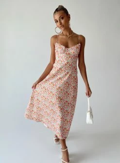 Princess Polly Amara Midi Dress Multi Multi