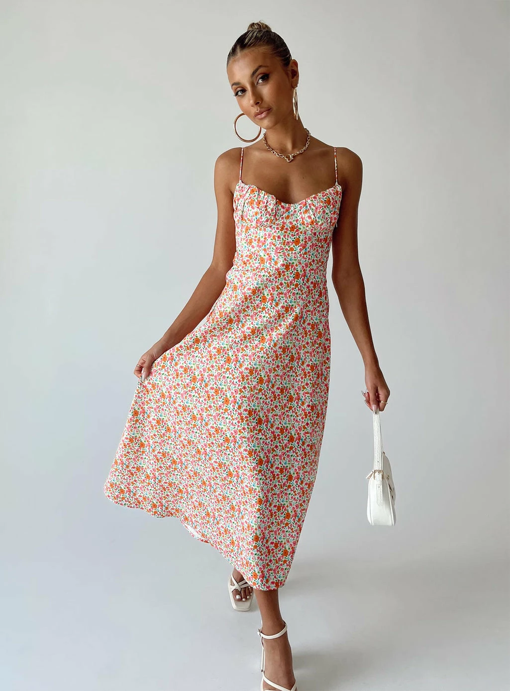 Princess Polly Amara Midi Dress Multi Multi