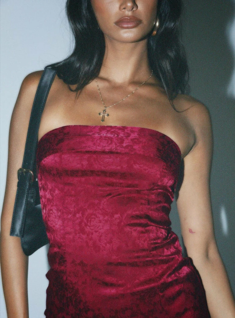 Princess Polly Sebastian Mini Dress Red Red - Image 12