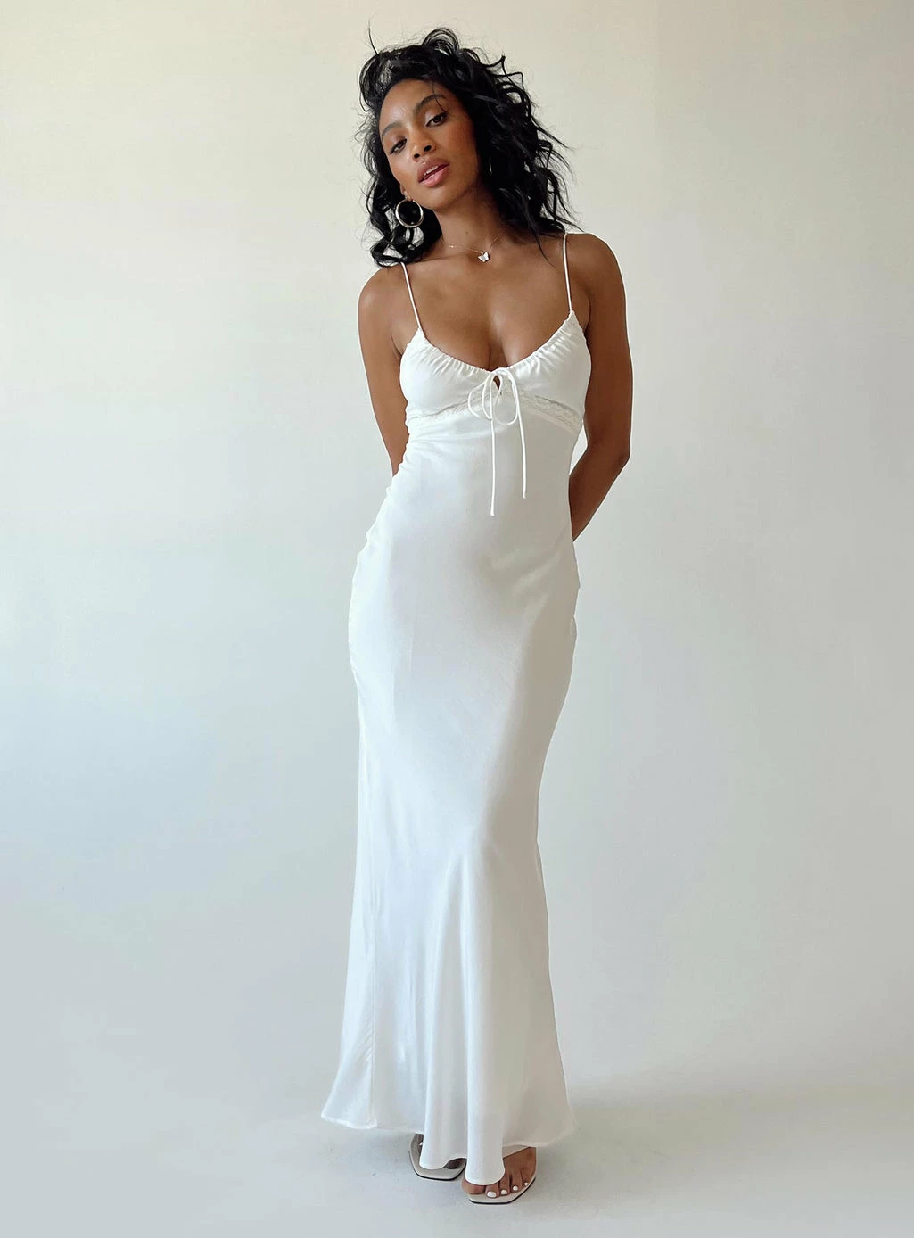 Princess Polly Emily Maxi Dress White White - Image 6