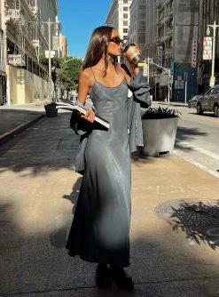 Princess Polly Callie Maxi Set Grey Grey