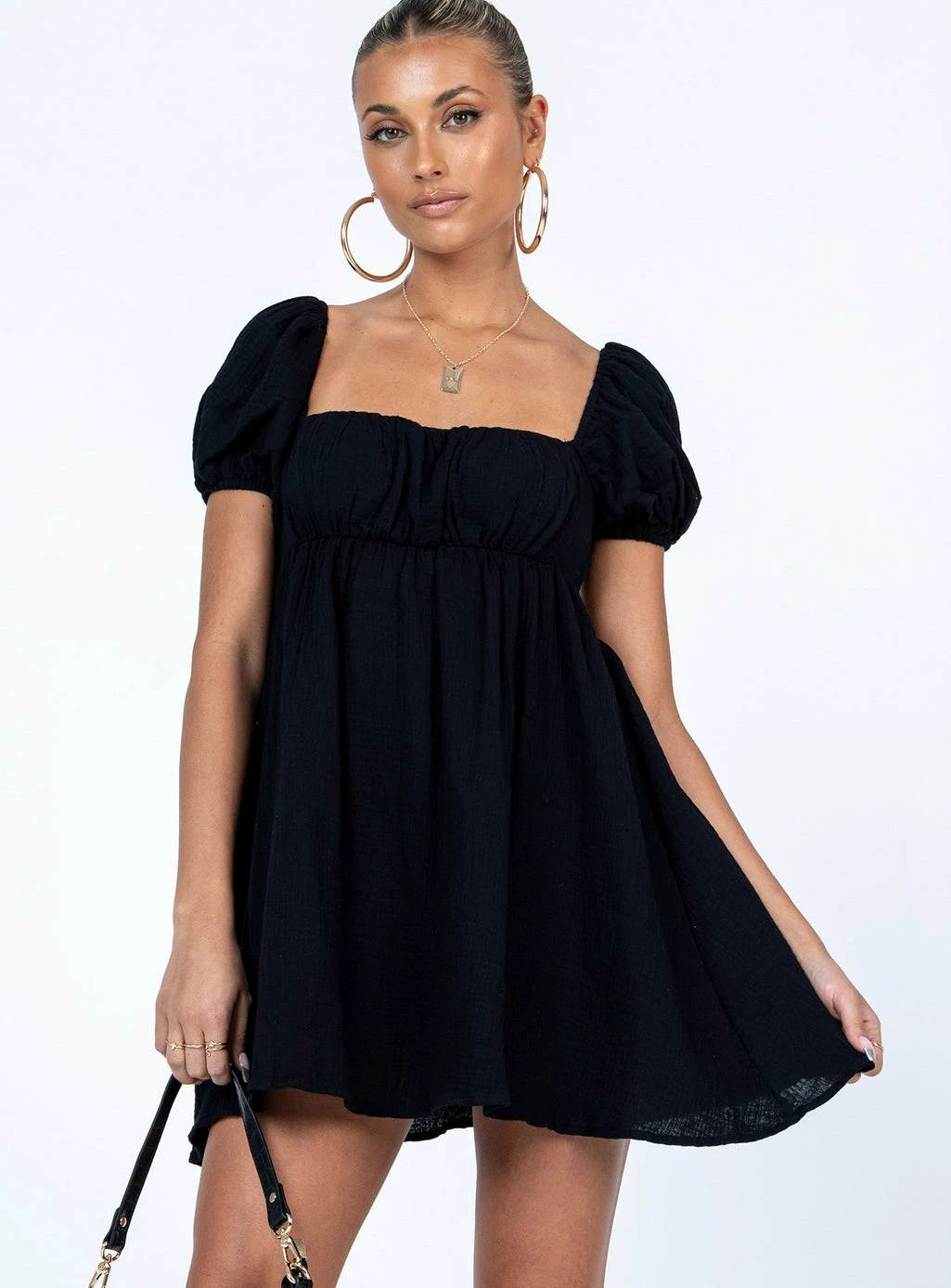 Princess Polly Let's Dance Mini Dress Black Black - Image 2