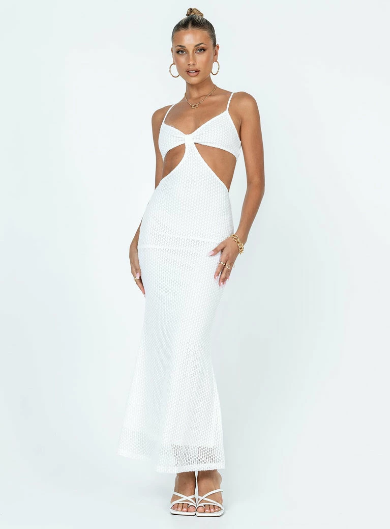 Princess Polly Shanni Maxi Dress White White - Image 8