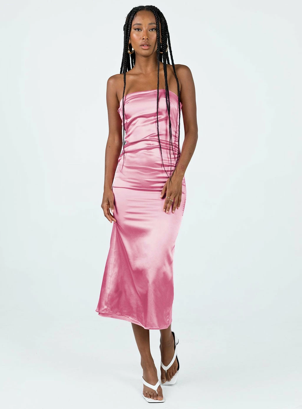 Princess Polly Shaya Strapless Maxi Dress Pink Pink - Image 2