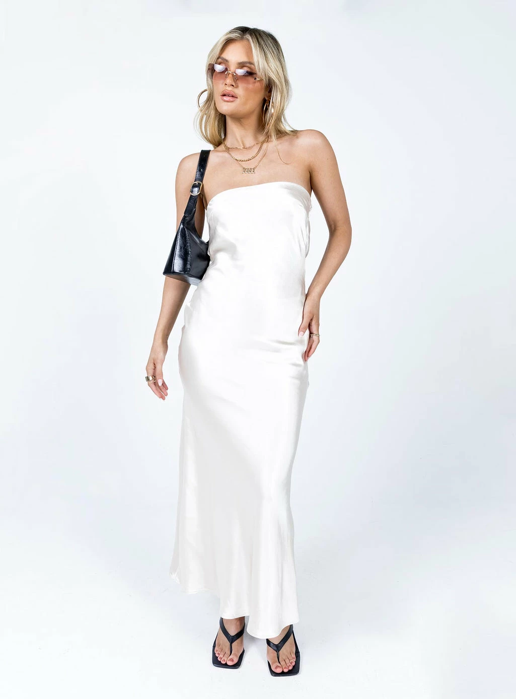 Princess Polly Haley Maxi Dress Champagne Champagne - Image 3