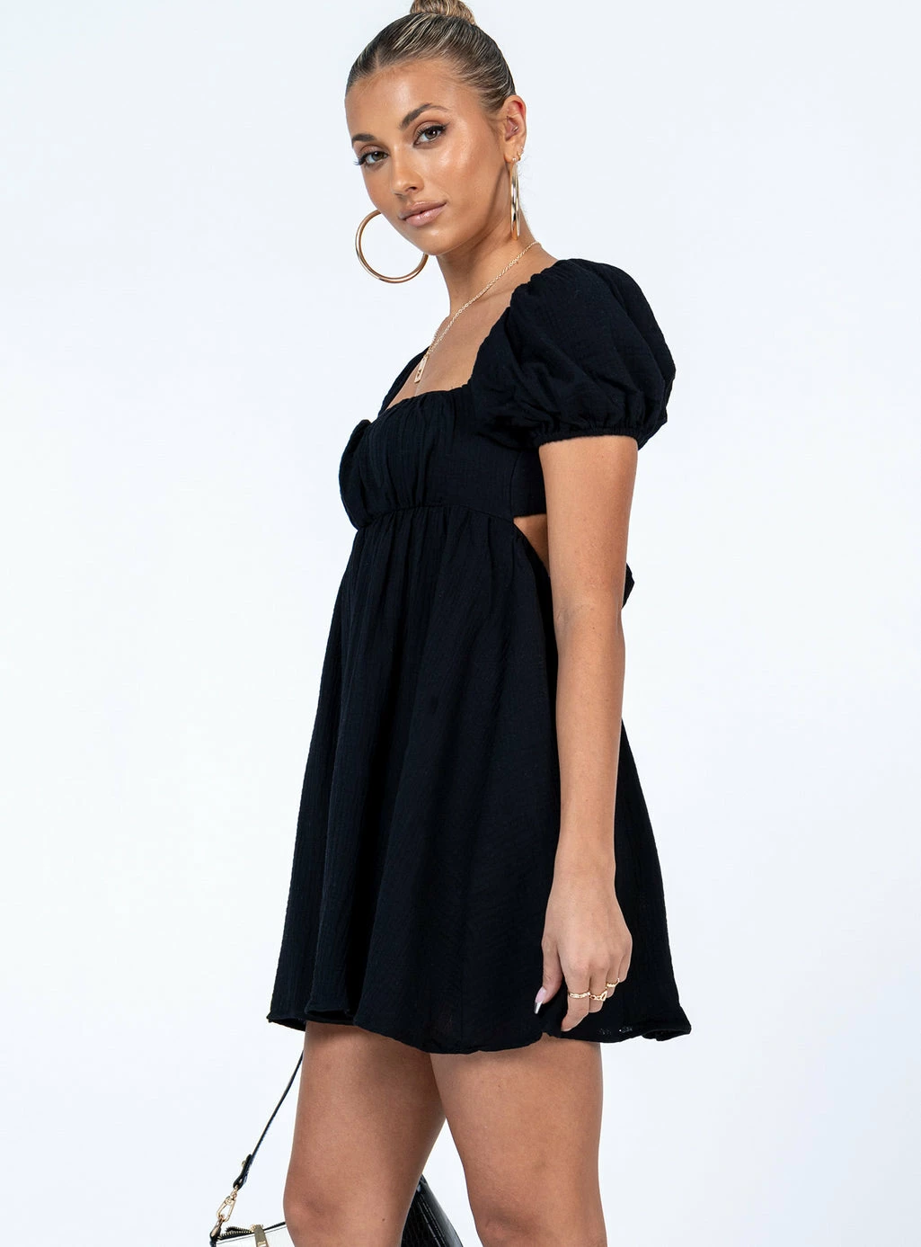 Princess Polly Let's Dance Mini Dress Black Black - Image 4