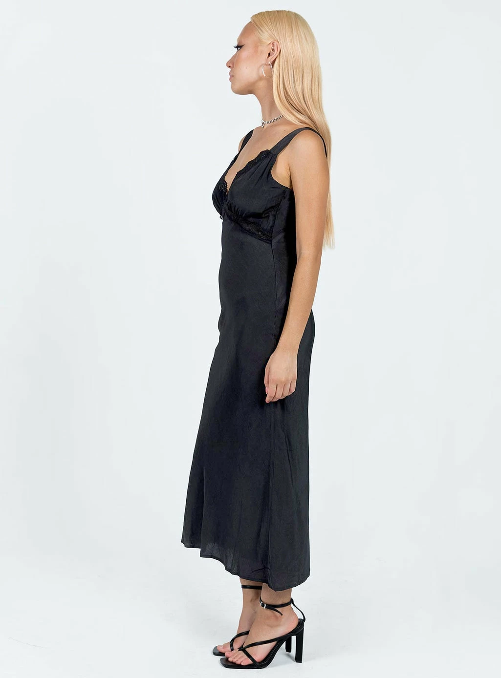 Princess Polly Hannelle Maxi Dress Black Black - Image 4