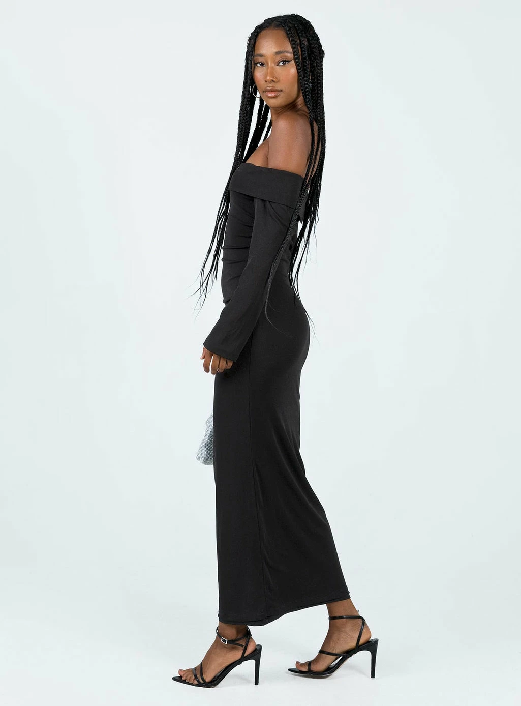 Princess Polly Maida Maxi Dress Black Black - Image 4