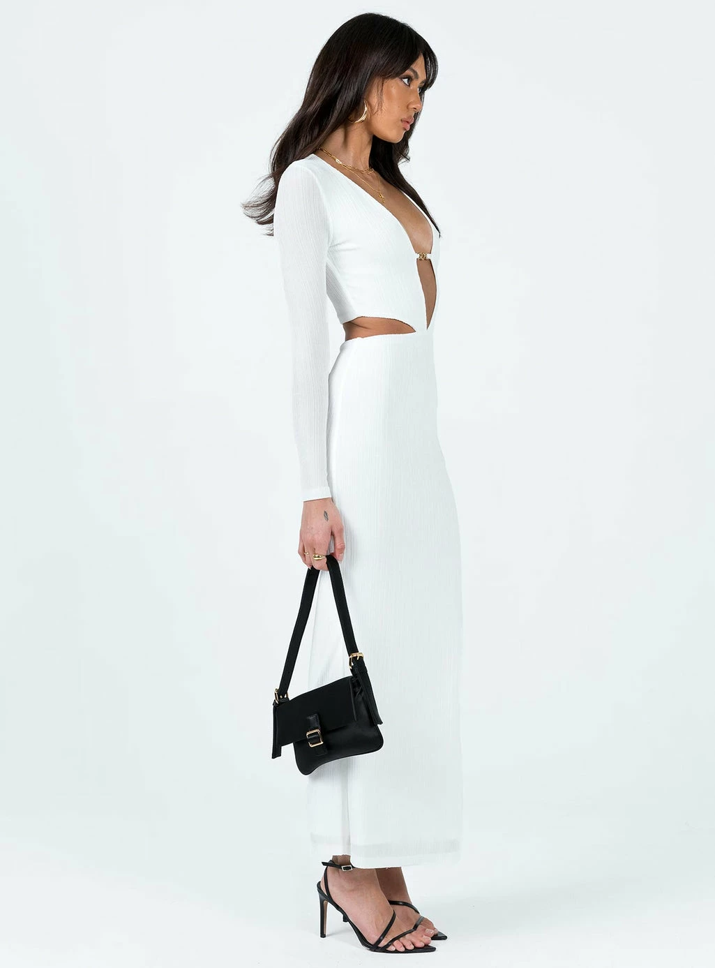 Princess Polly Everton Maxi Dress White White - Image 4