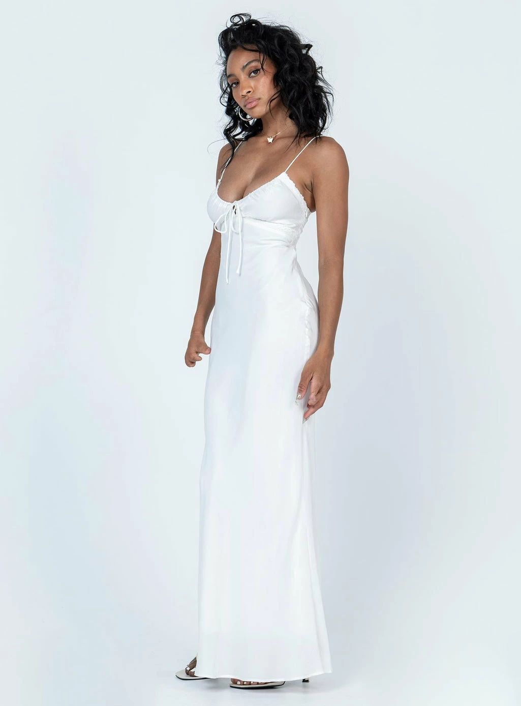 Princess Polly Emily Maxi Dress White White - Image 4