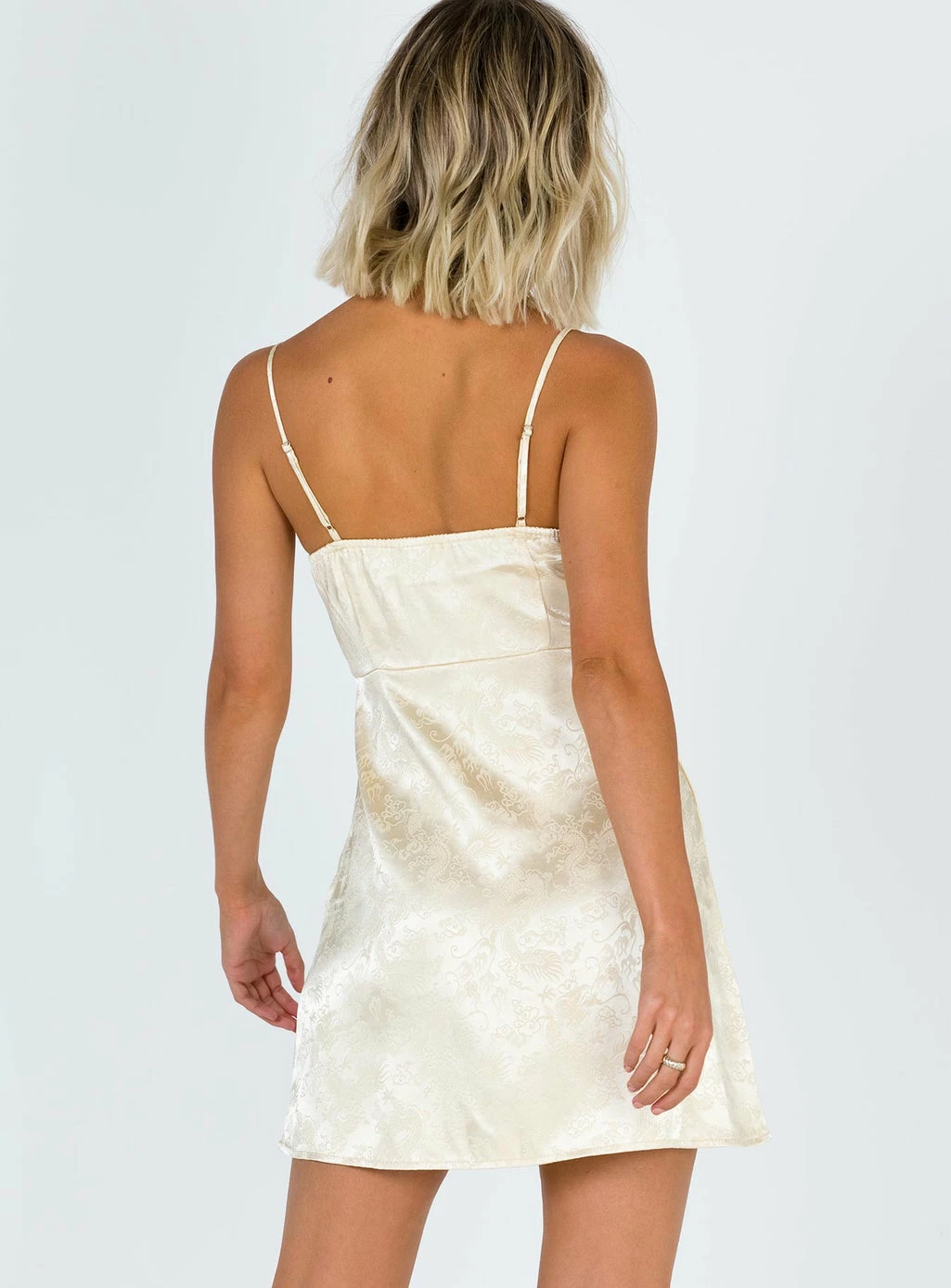 Princess Polly Champagne Pop Mini Dress Champagne - Image 5