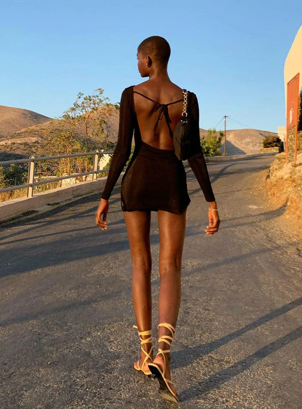 Lioness Montana Mini Dress Black Black - Image 9