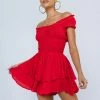 Princess Polly The Love Galore Romper Red Red