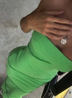 Princess Polly Oscar Midi Dress Green Green