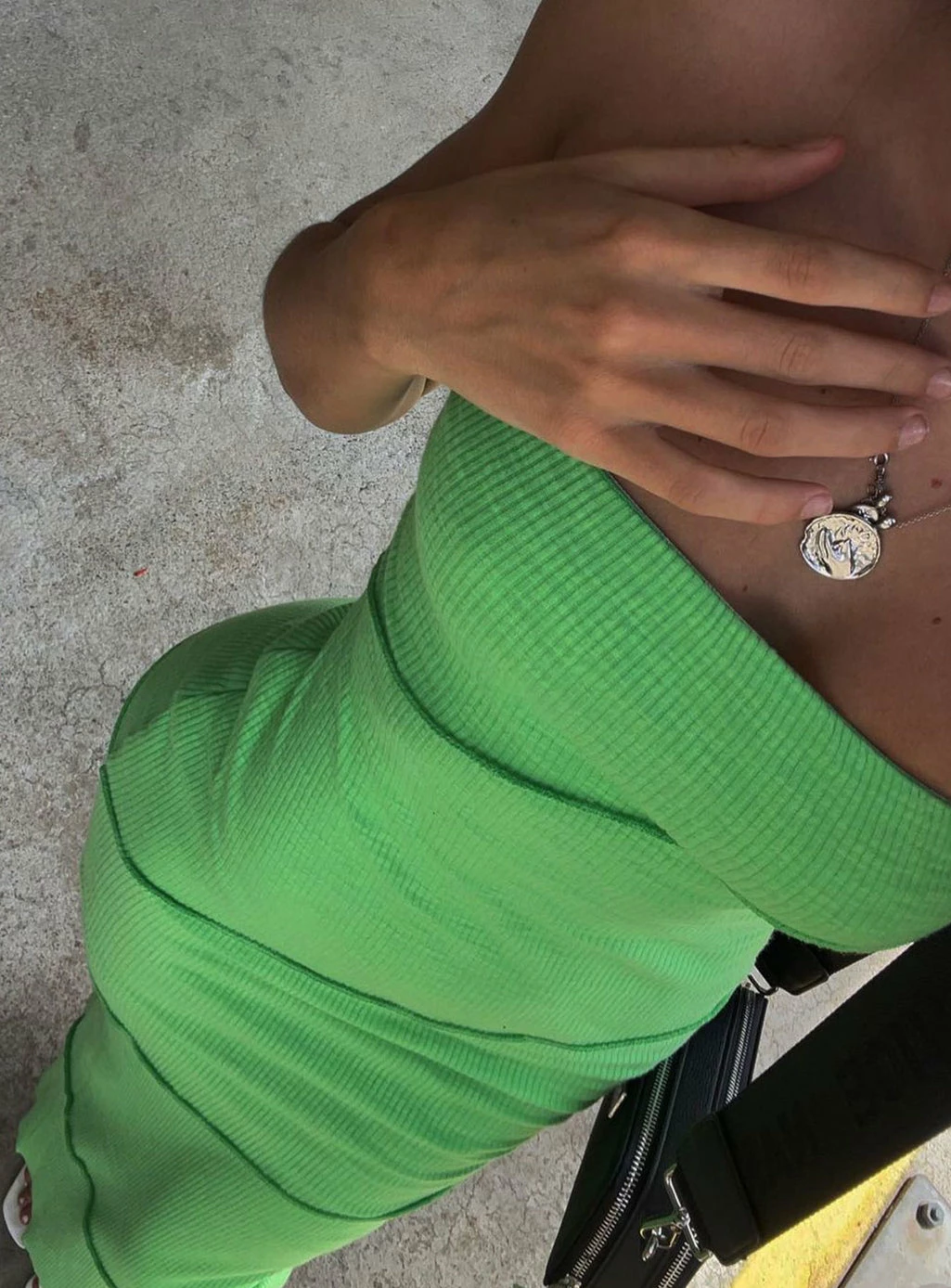 Princess Polly Oscar Midi Dress Green Green